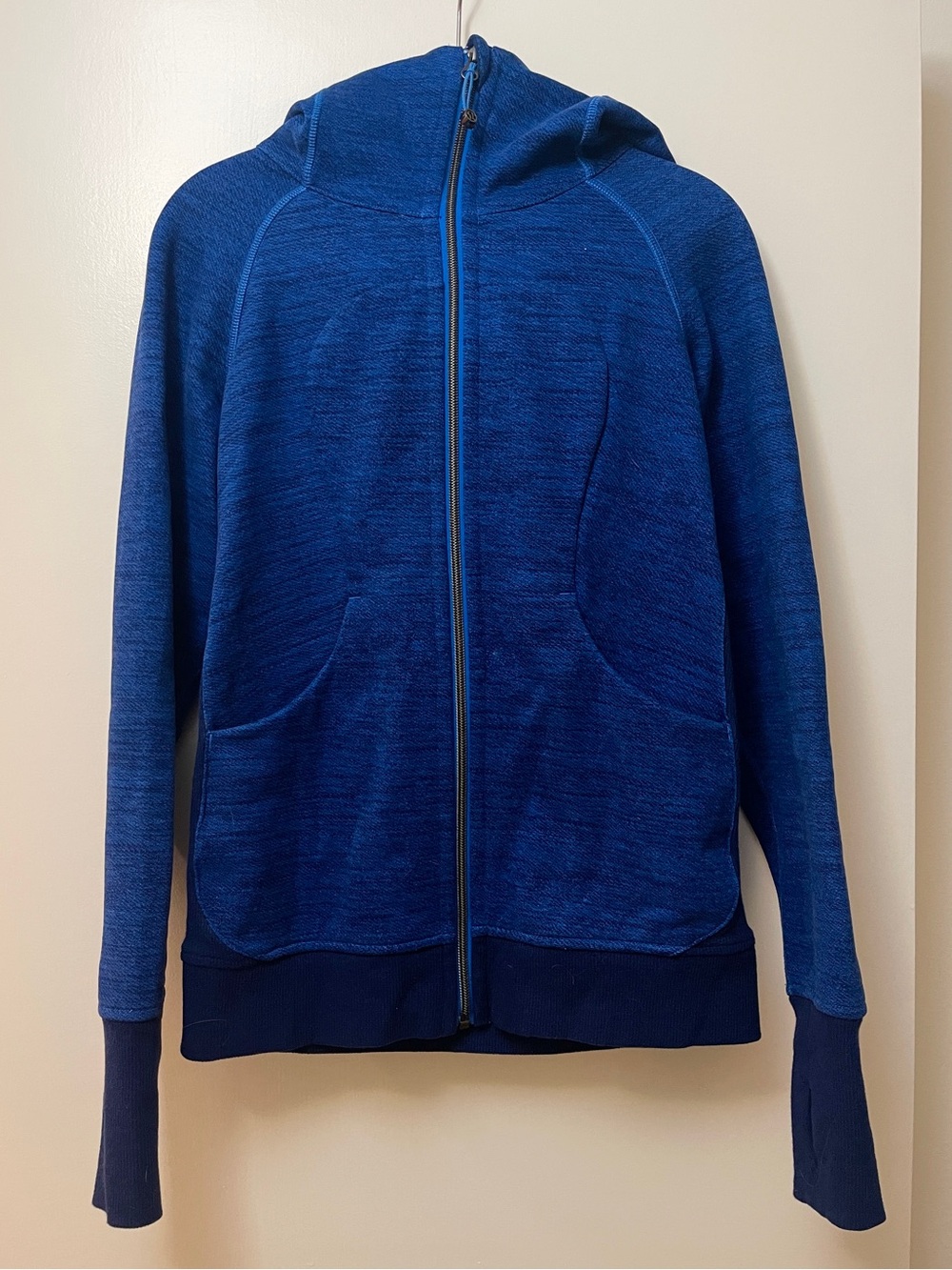 Lululemon Blue Zip Up Scuba Hoodie Jacket - Size 4